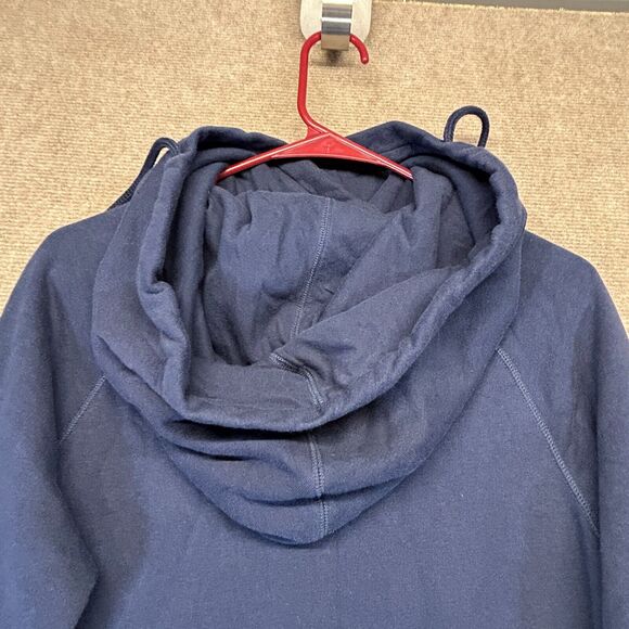 Michigan Wolverines Nike Hoodie Women's Medium Cowl Neck Pullover Navy - Picture 12 of 12